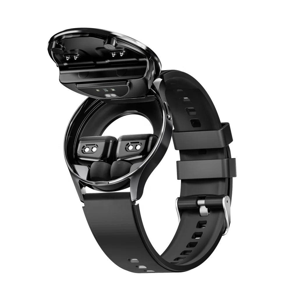 X10 2 in 1 Smart Watch with TWS Earbuds NFC IP67 Waterproof Fitness Tracker Heart Rate Blood Oxygen Monitor 1.39" HD Touchscreen