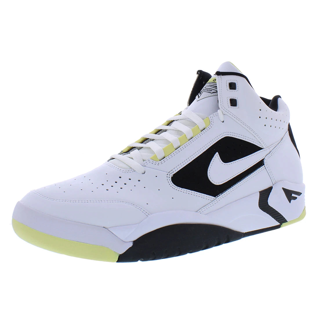 For for Lite Mid Unisex Basketball Shoes White/White/Lemon Black Color | 100% Authentic Made Vietnam Model MSS-DV0824100