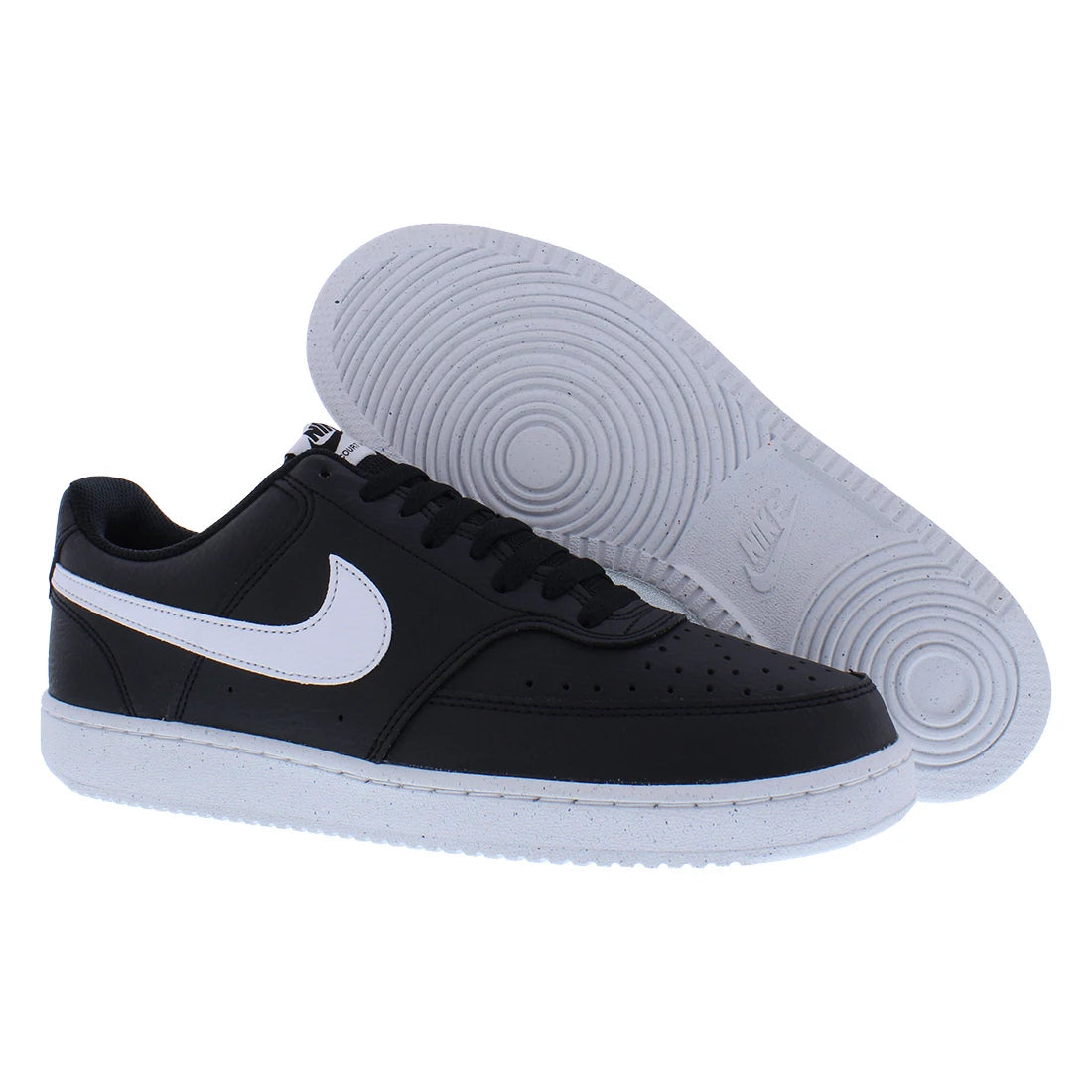 For Men's Court Vision Low Next Nature Running Shoes Black/White Vietnam Origin Model DH2987001 | 100% Authentic