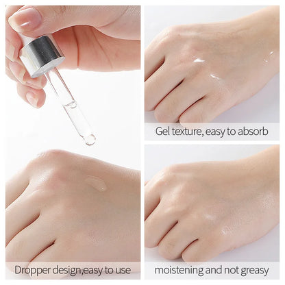 LAIKOU Hyaluronic Acid Serum Moisturizing Smoothing Face Essence Skin Care Shrink Pore Cream For Dry Facial Skin