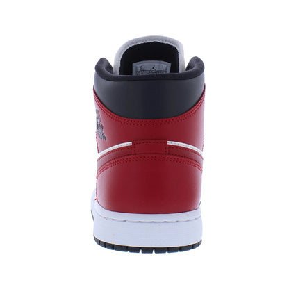 For for Air for 1 Mid Women's Shoes Size 10 Summer/Spring/Winter Athletic Leather Upper Sail/Gym Red/Off Noir/White Vietnam