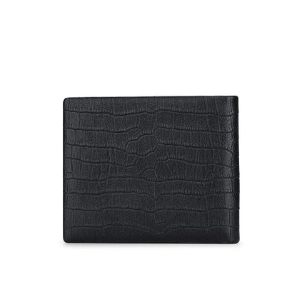 Hot Selling Factory Men's Genuine Leather Short Bifold Wallet Vintage Open Convenient Business Casual Fashion Travel Gift OEM