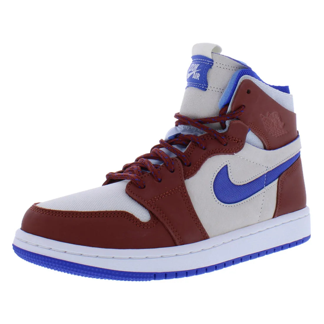 For for Air for 1 Zoom Air Cmft Women's Basketball Shoes Color Sail/Redstone/Hyper Royal-100% Authentic Model MSS-CT0979104