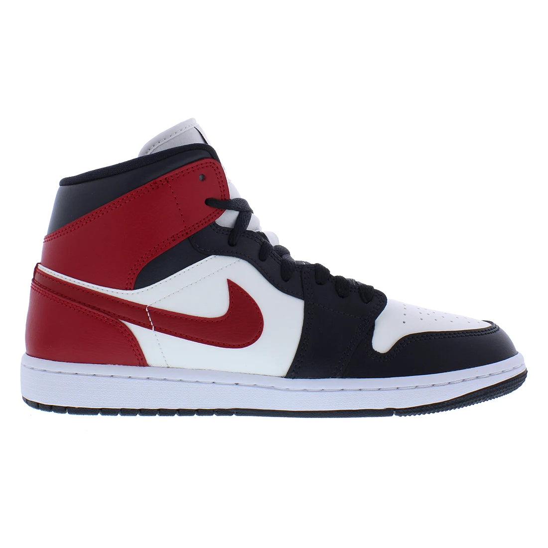 For for Air for 1 Mid Women's Shoes Size 10 Summer/Spring/Winter Athletic Leather Upper Sail/Gym Red/Off Noir/White Vietnam