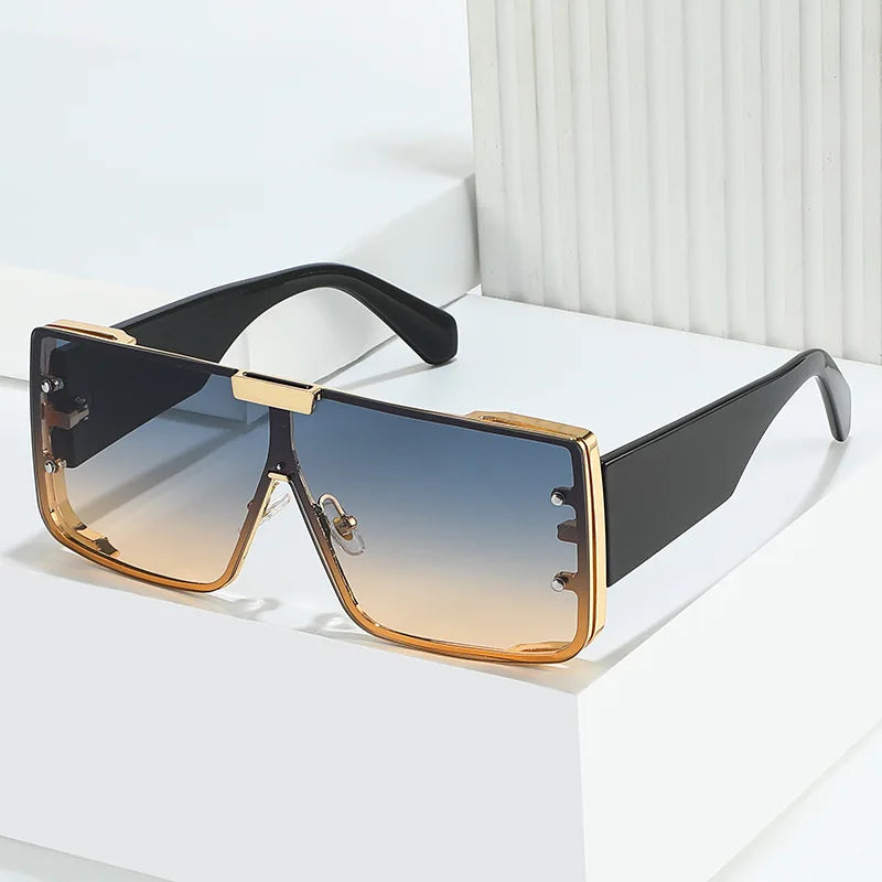 2245 New Fashion Square Sunglasses Men Women Sun Glasses Gradients Lens Golden Frame Luxury Custom Logo Sunglasses