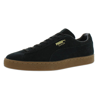 For Men's Suede Gum Walking Style Shoes Black 100% Authentic Made in China Model MSS-38117401