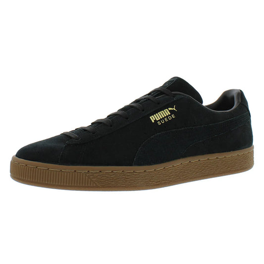 For Men's Suede Gum Walking Style Shoes Black 100% Authentic Made in China Model MSS-38117401