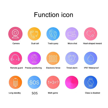 ZTX Q12 Kids Smart Watch with Sim Card IP67 Waterproof Sos Camera Smartwatch tracker Watch Children