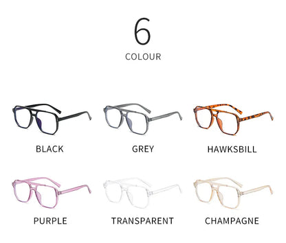 Transparent Computer Glasses Frame Women Men Anti Blue Light square Eyewear Blocking Glasses Optical Spectacle Eyeglass