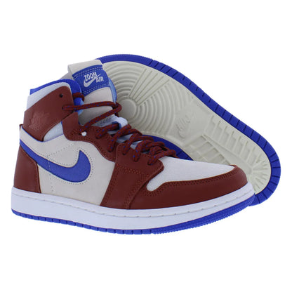 For for Air for 1 Zoom Air Cmft Women's Basketball Shoes Color Sail/Redstone/Hyper Royal-100% Authentic Model MSS-CT0979104