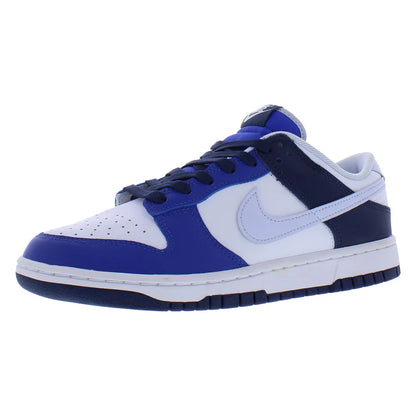 For Dunk Low Mens Shoes Model MSS-FQ8826100 White/Football Grey/Game Royal 100% Authentic