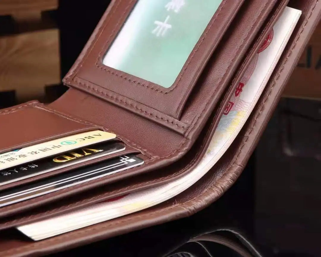 New Designer Luxury Men's Genuine Crocodile Leather Wallets RFID Blocking Card Holders Open Closure Type Short Length Alligator