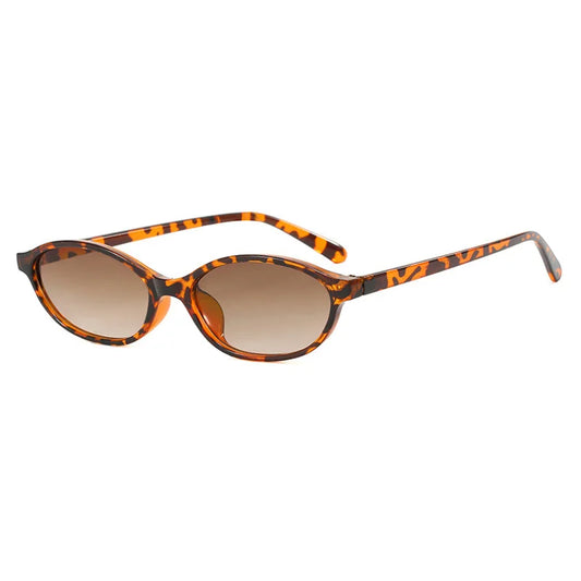 Superhot Eyewear 13409 Fashion 2024 Women Vintage Oval Cat Eye Narrow Travel Shades Sunglasses