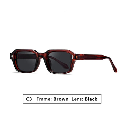 2026 High-end Custom Sunglasses Trend Fashion Propionic Acid Core Sunglasses Newest Uv400 Protection Small TR90+CP Sunglasses