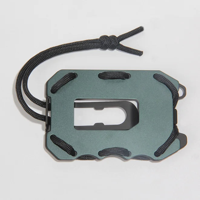 Aluminum Wallet With Elasticity Back Pouch ID Credit Card Holder RFID Mini Slim Wallet Automatic Pop up Bank Card Case