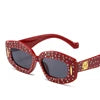 New Square Shining Starry Fashion Hip Hop Sun Glasses  Women Personalized Trend Diamond Sunglasses 2025