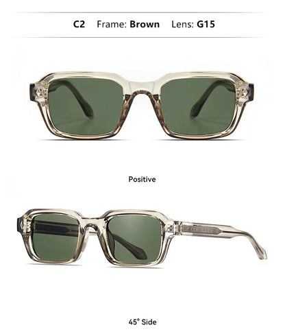 2026 High-end Custom Sunglasses Trend Fashion Propionic Acid Core Sunglasses Newest Uv400 Protection Small TR90+CP Sunglasses