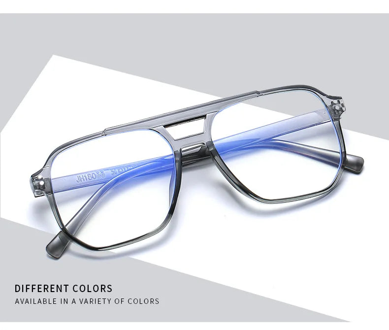 Transparent Computer Glasses Frame Women Men Anti Blue Light square Eyewear Blocking Glasses Optical Spectacle Eyeglass