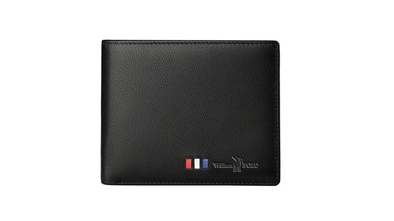 Hot Selling Factory Men's Genuine Leather Short Bifold Wallet Vintage Open Convenient Business Casual Fashion Travel Gift OEM