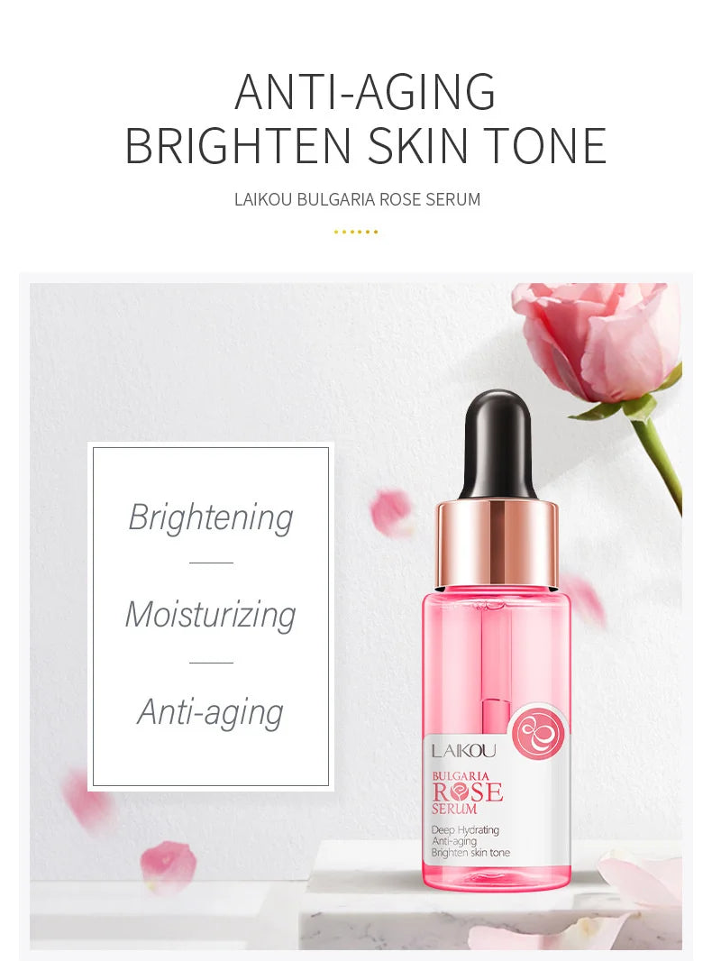 LAIKOU 7 Bottles 24K Gold Snail Sakura Hyluronic Acid Vitamin C Nicotinamida Rose Blueberry Serum Japan Essential Face Essences