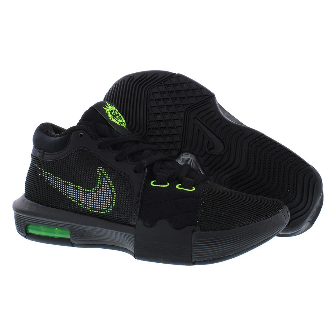 For Witness VIII Men's High Top Basketball Shoes Black/Lime EVA/Rubber Insole Quality FB2239002 | 100% Authentic Made Vietnam