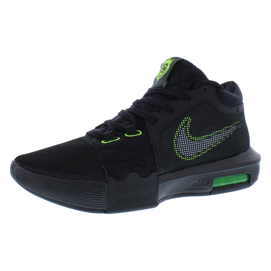 For Witness VIII Men's High Top Basketball Shoes Black/Lime EVA/Rubber Insole Quality FB2239002 | 100% Authentic Made Vietnam