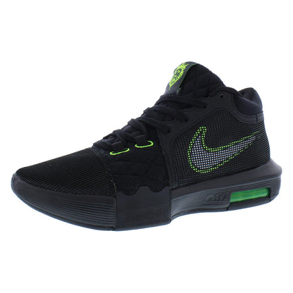 For Witness VIII Men's High Top Basketball Shoes Black/Lime EVA/Rubber Insole Quality FB2239002 | 100% Authentic Made Vietnam