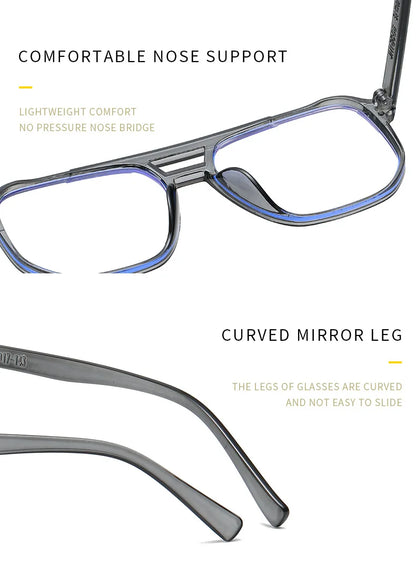 Transparent Computer Glasses Frame Women Men Anti Blue Light square Eyewear Blocking Glasses Optical Spectacle Eyeglass