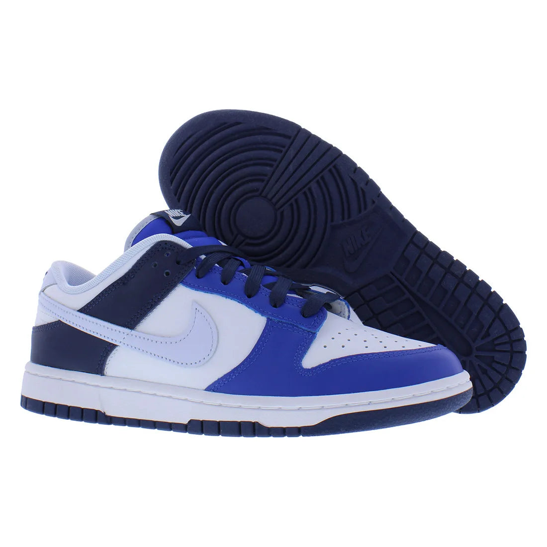 For Dunk Low Mens Shoes Model MSS-FQ8826100 White/Football Grey/Game Royal 100% Authentic