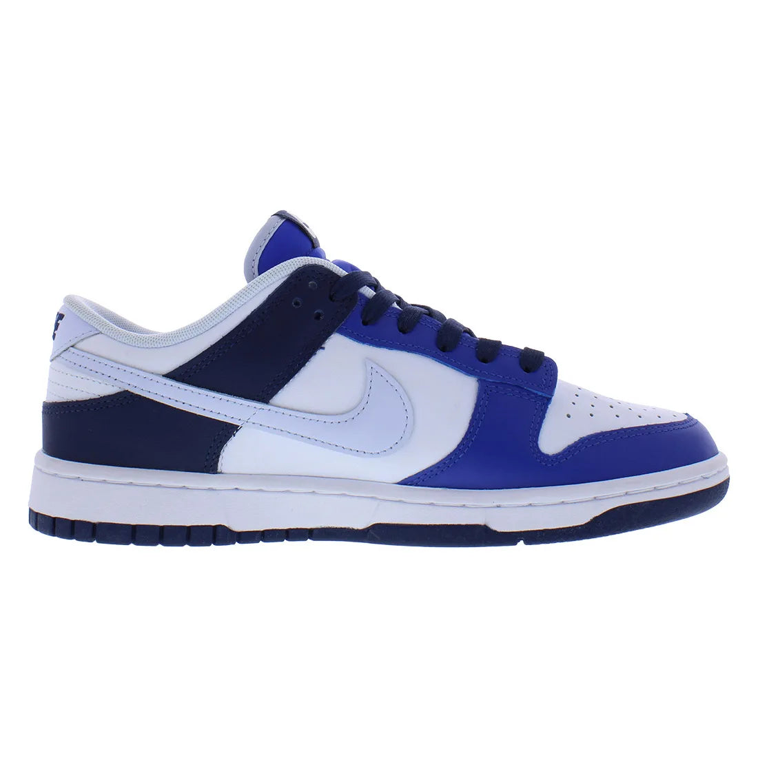 For Dunk Low Mens Shoes Model MSS-FQ8826100 White/Football Grey/Game Royal 100% Authentic