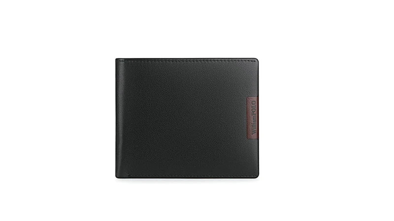 Hot Selling Factory Men's Genuine Leather Short Bifold Wallet Vintage Open Convenient Business Casual Fashion Travel Gift OEM