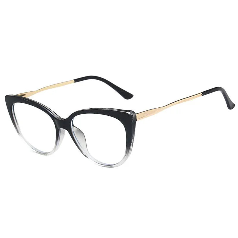 2024 Ready to Ship TR90 Computer Glasses Black and Red Cheap Anti Blue Light Filter Glasses for Men