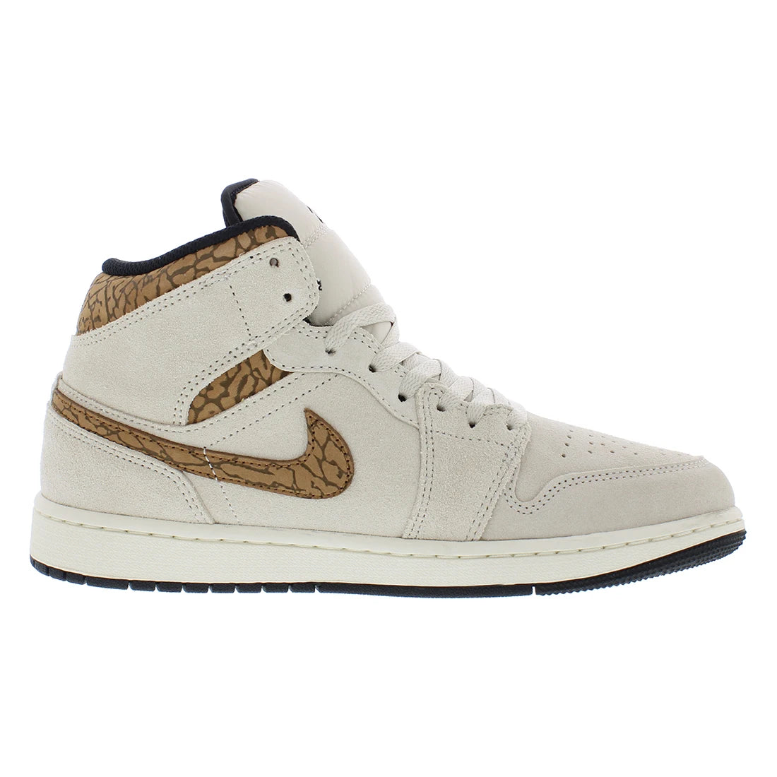 For for Air for 1 Mid SE Men's Shoes Orewood Brown/Metallic Gold Fashionable High-Top Sport China Model MSS-DZ4129102 Summer