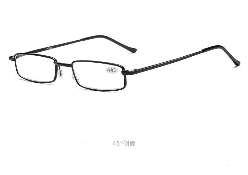 +1.5 2.0 2.5 Reading Glasses Women Men Ultralight Portable Mini Hyperopia Glasses Metal Presbyopia with diopters plus with box