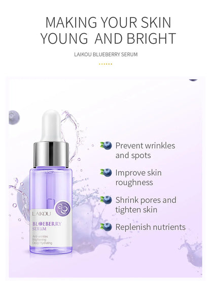 LAIKOU 7 Bottles 24K Gold Snail Sakura Hyluronic Acid Vitamin C Nicotinamida Rose Blueberry Serum Japan Essential Face Essences