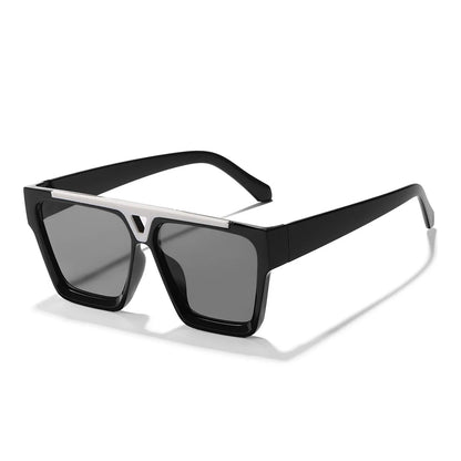2025 Retro Square Sunglasses for Women and Men European American Street Style UV400 Optical Lenses PC Frame Material