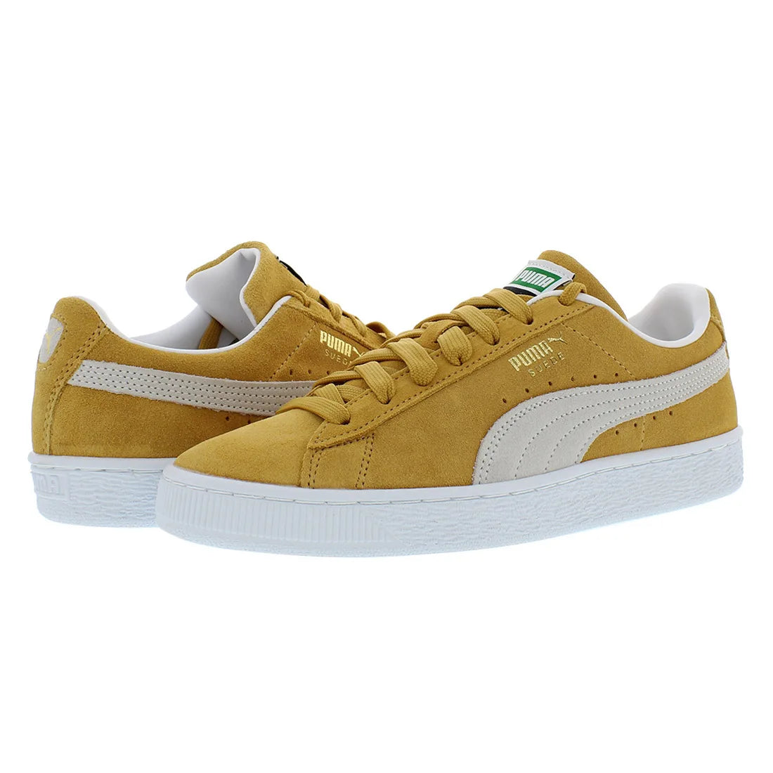 For Suede Classic XXI Mens Shoes Model MSS-37491505 Color Honey Mustard/ White 100% Authentic