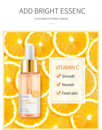 LAIKOU 7 Bottles 24K Gold Snail Sakura Hyluronic Acid Vitamin C Nicotinamida Rose Blueberry Serum Japan Essential Face Essences