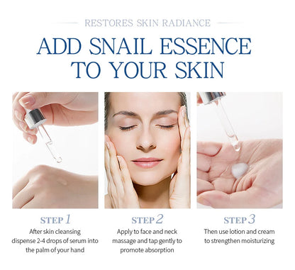 LAIKOU Hyaluronic Acid Serum Moisturizing Smoothing Face Essence Skin Care Shrink Pore Cream For Dry Facial Skin