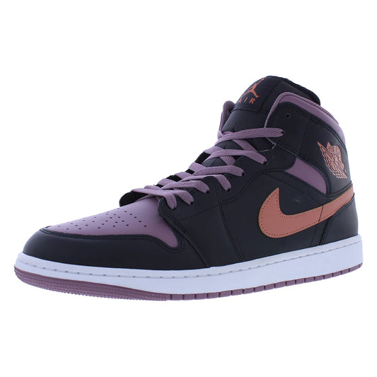 For for Air for 1 Mid SE Mens Shoes Color Black/Sky J Orange/Sky J Mauve Model MSS-FB9911008 100% Authentic