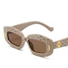 New Square Shining Starry Fashion Hip Hop Sun Glasses  Women Personalized Trend Diamond Sunglasses 2025