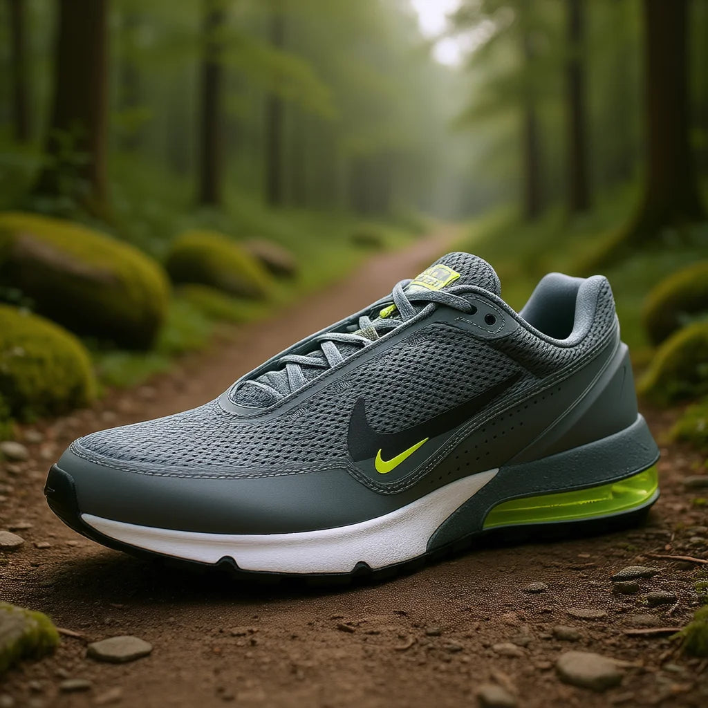 Pulse Men's for Running Shoes Vietnam Made Smoke Grey Black EVA Mesh Breathable Trail Sport Summer