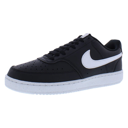 For Men's Court Vision Low Next Nature Running Shoes Black/White Vietnam Origin Model DH2987001 | 100% Authentic