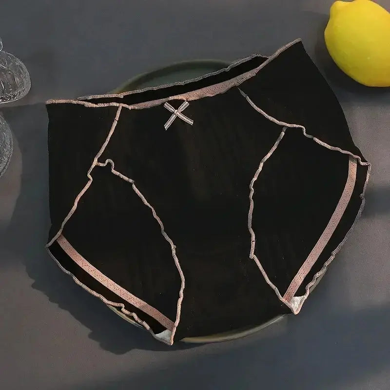 Korean Comfortable Period-Friendly Mid-Waist Briefs