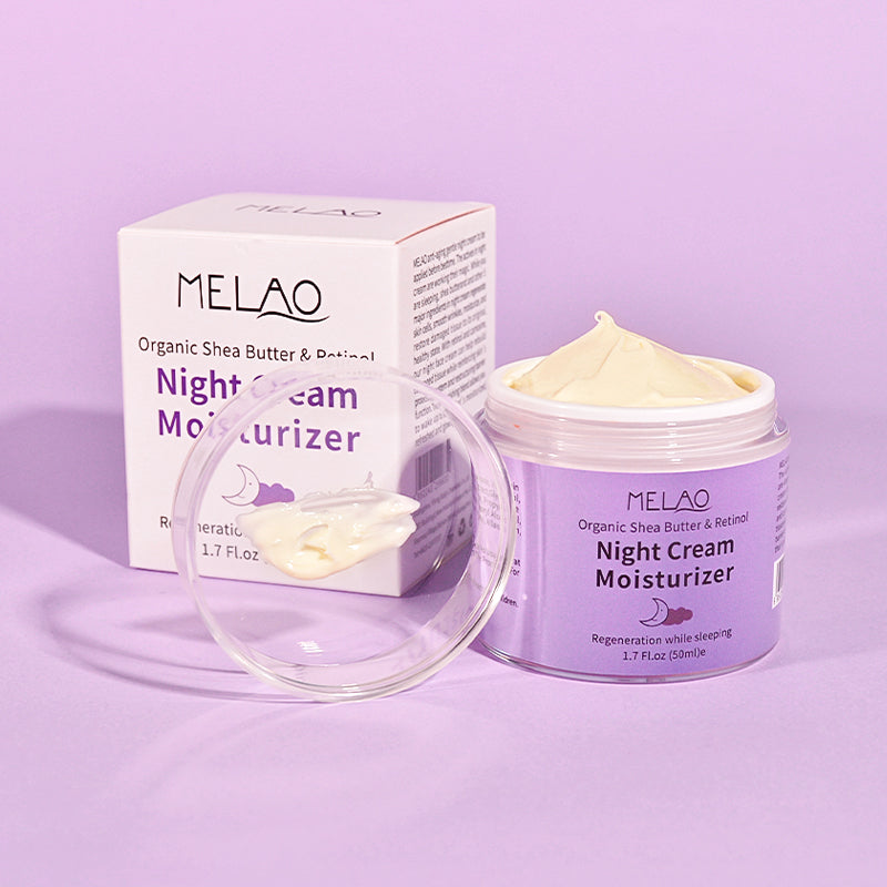MELAO Pure Retinol Anti-Aging Night Cream 50g | MELAO পিওর রেটিনল অ্যান্টি-এজিং নাইট ক্রিম