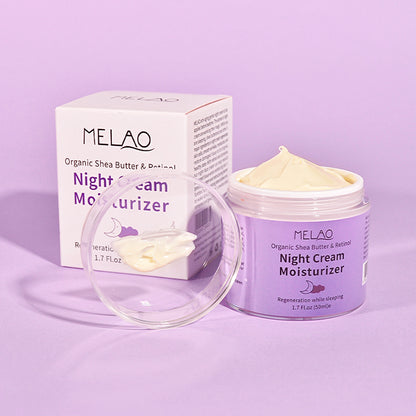 MELAO Pure Retinol Anti-Aging Night Cream 50g | MELAO পিওর রেটিনল অ্যান্টি-এজিং নাইট ক্রিম