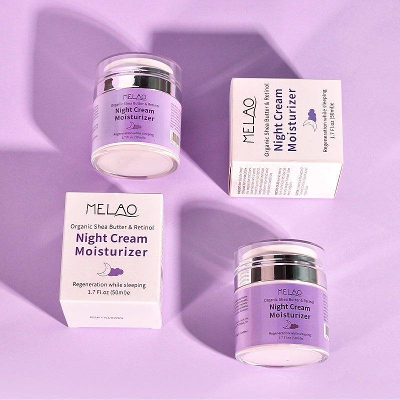 MELAO Pure Retinol Anti-Aging Night Cream 50g | MELAO পিওর রেটিনল অ্যান্টি-এজিং নাইট ক্রিম