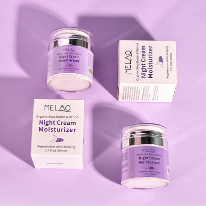 MELAO Pure Retinol Anti-Aging Night Cream 50g | MELAO পিওর রেটিনল অ্যান্টি-এজিং নাইট ক্রিম
