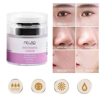 MELAO 2% Alpha Arbutin Brightening Cream 50ml | MELAO ২% আলফা আরবুটিন ব্রাইটেনিং ক্রিম