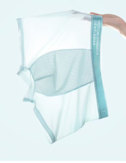 Men’s Thin Ice Silk Boxer Shorts – Breathable, Antibacterial all seasons